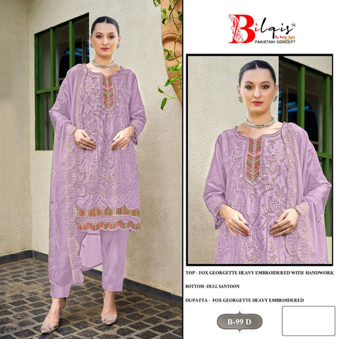 Bilqis B 99 A to D Pakistani Salwar Kameez Collection from stuff export