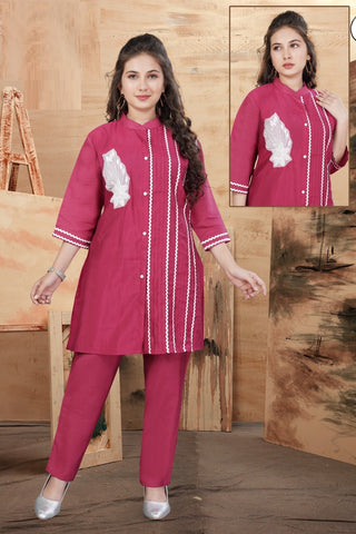 Krishaa 2 Co Ord Set Roman Silk Kids Collection from stuff export