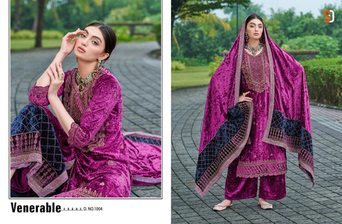 Shraddha Noor Velvet Designer Salwar Suits Collection from stuff export