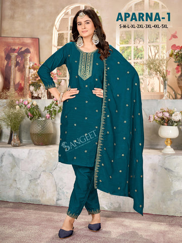 Sangeet Aparna 1 Kurti Bottom With Dupatta Collection from stuff export