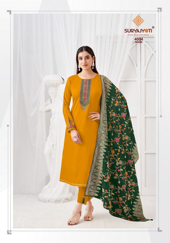 Suryajyoti Pal Vol 4 Fancy Dress Material Collection from stuff export