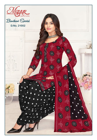 Mayur Bandhani Special Vol 21 Cotton Dress Material from stuff export