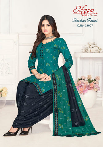 Mayur Bandhani Special Vol 21 Cotton Dress Material from stuff export