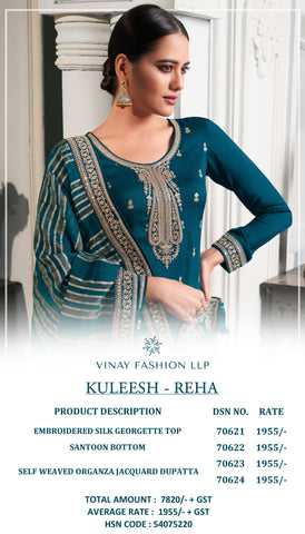 Vinay Kuleesh Reha Designer Salwar Kameez Collection from stuff export