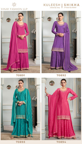 Vinay Kuleesh Shikha Designer Salwar Kameez Collection from stuff export