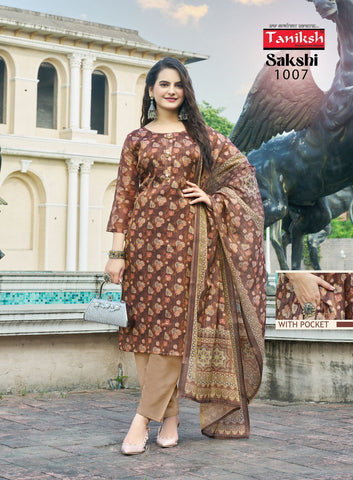 Taniksh Sakshi Vol 1 Kurti Pant With Dupatta Collection from stuff export