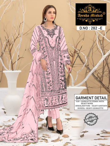 Ayesha Misbah 282 Georgette Pakistani Salwar Kameez from stuff export