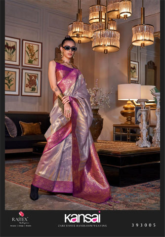 Rajtex Kansai Handwoven Fancy Sarees Collection from stuff export