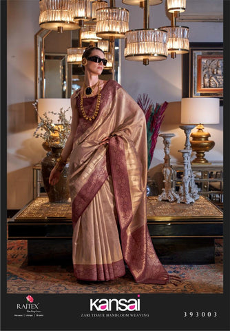 Rajtex Kansai Handwoven Fancy Sarees Collection from stuff export