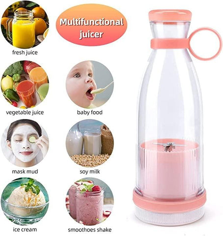 Mini Fruit Juicer Blender Machine for Protein Shakes and Smoothies portable juicer blender