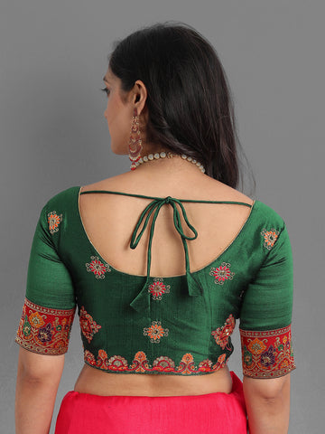HEAVY PANETAR VICHITRA SOFT SILK RED COLOR SAREE 112