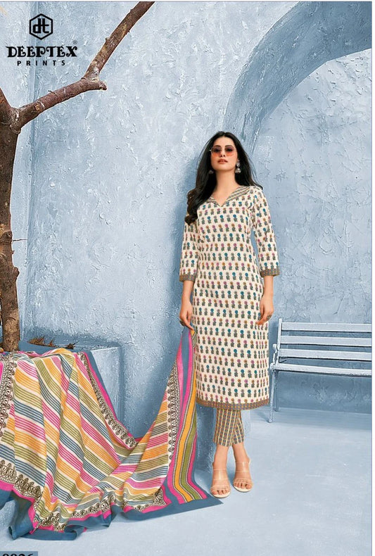 Deeptex Miss India Vol 88 Cotton Printed Dress Material catalog from stuff export