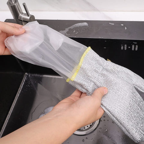 Dish Washer Gloves Home & Kitchen Pair of 1 (Pack of 2 Pcs) stuffy dishwashing gloves